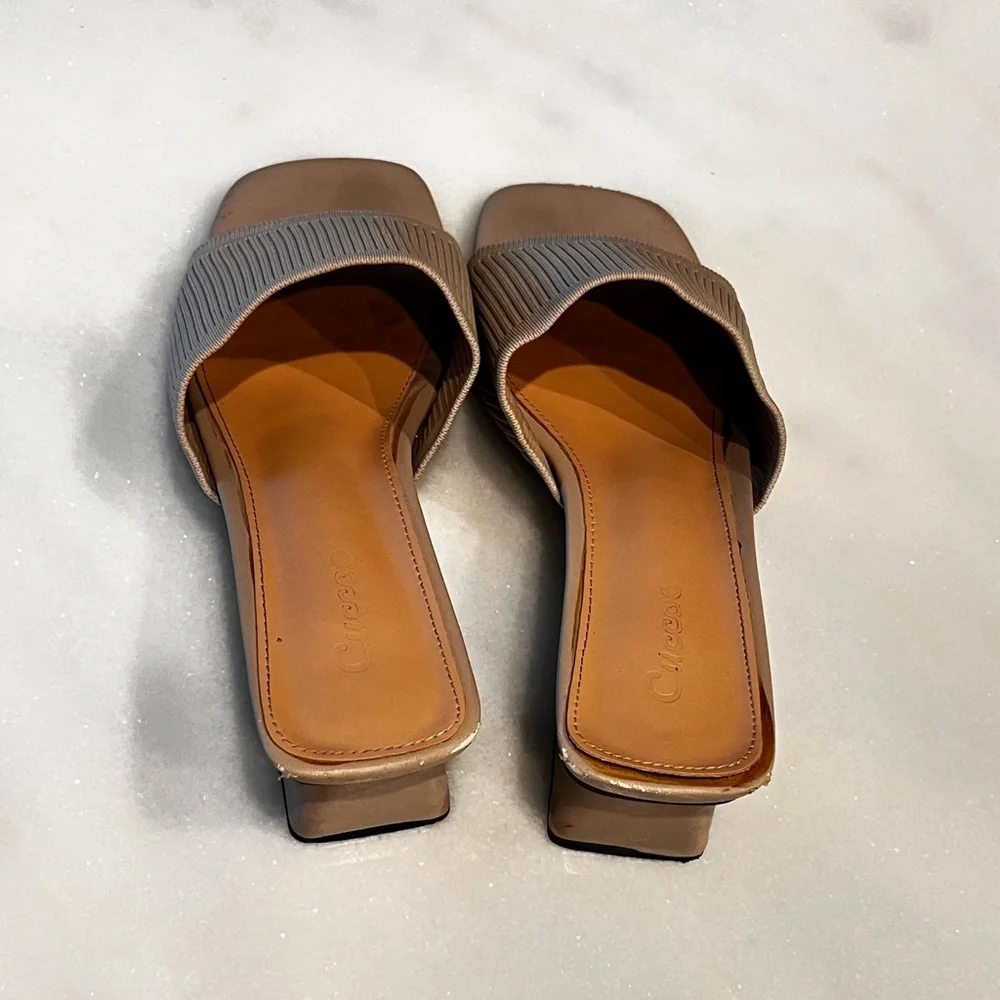 Knit mules slides Women's Slide Sandals size 8 - Picture 12 of 15